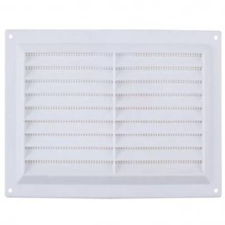 MAP 902-02 White Plastic Adjustable Air Vent 6" x 3" (150 x 76mm)