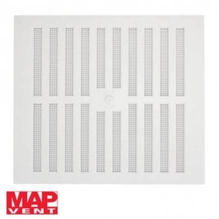 MAP 902-02 White Plastic Adjustable Air Vent 6" x 3" (150 x 76mm)