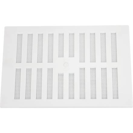 Select Hardware Adjustable Plastic Vent with Flyscreen White 9" x 6"