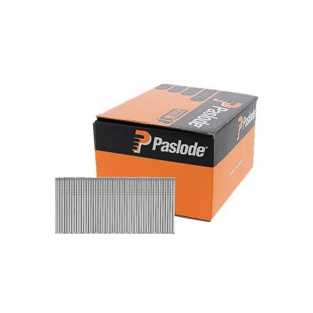 Paslode 921589 F16 1.6 x 38mm Galvanised Straight Brad Nails (Pack of 2000 and 2 Fuel Cells)