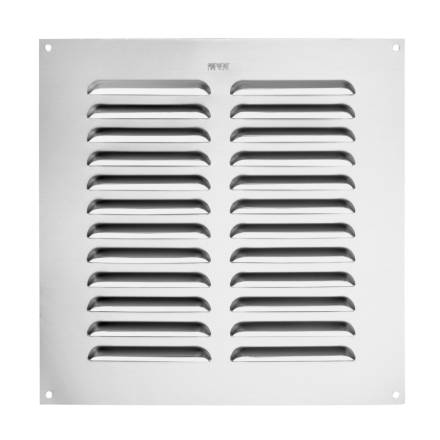 Select Hardware SAA Louvre Vent 9" x 9" (229 x 229mm) Satin Anodised Aluminium