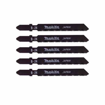 Makita T118G HSS Jigsaw Blades for Thin Metal - 76mm 32 TPI, Pack of 5 (A-85759)