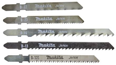 Makita A-86898 Assorted Jigsaw Blade Set 5-Piece for Wood and Metal