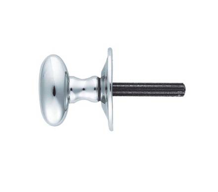 Carlisle Brass AA33CP Oval Thumbturn for Rack Bolt - Polished Chrome