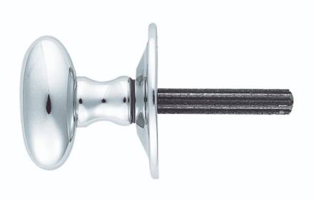 Carlisle Brass AA33CP Oval Thumbturn for Rack Bolt - Polished Chrome