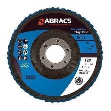 Abracs Pro Zirconium Flap Disc 115 x 22mm 60 Grit (Pack of 5)