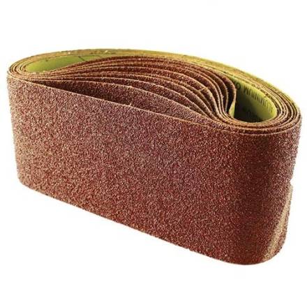 Abracs Aluminium Oxide Sanding Belt 100 x 610mm 40 Grit (Pack of 10)