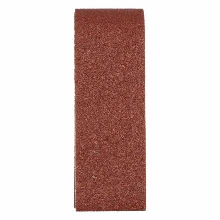 Trend Aluminium Oxide Sanding Belt 75 x 457mm 80 Grit Pack of 3