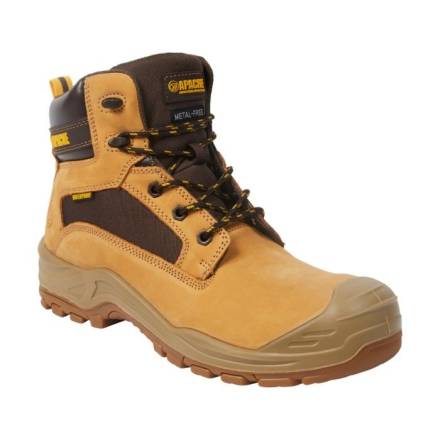 Apache ATS Arizona Honey Nubuck Metal Free Waterproof Safety Boot Size 7