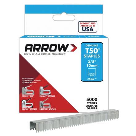 Arrow T50 10mm Heavy Duty Staples (Pack of 5000)