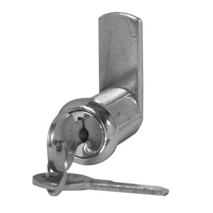 Asec AS6600 16mm 5 Pin Nut Fix Camlock Keyed to Differ Chrome Plated