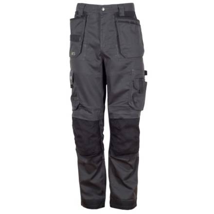 Apache ATS 3D Stretch Holster Pocket Work Trousers Grey/Black 34W 31L