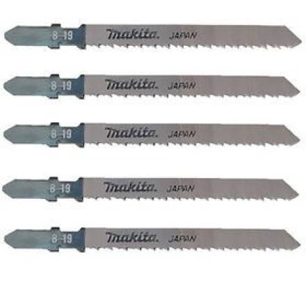 Makita T123X Jigsaw Blades for Wood T-Shank HCS 100mm Pack of 5