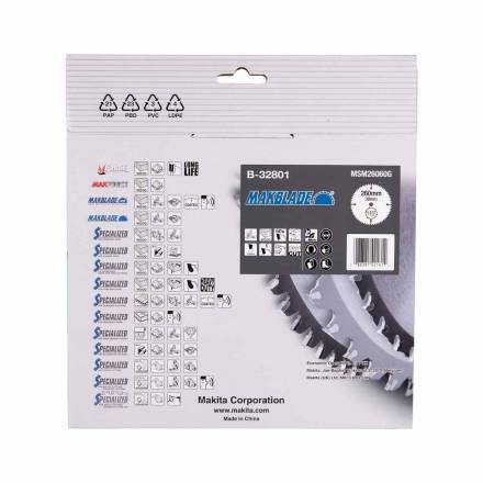 Makita B-32801 MakBlade TCT Circular Saw Blade 260 x 30mm 60T