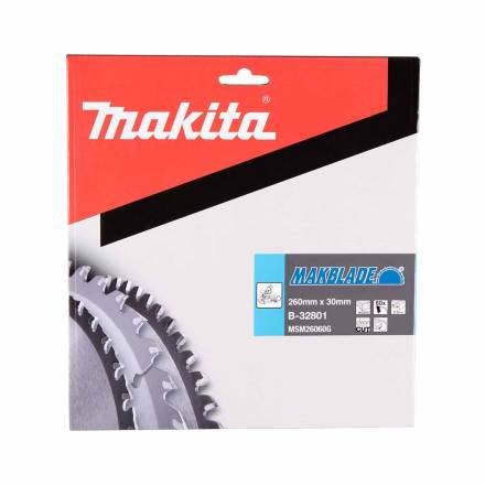 Makita B-32801 MakBlade TCT Circular Saw Blade 260 x 30mm 60T