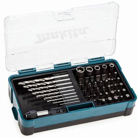Makita B-36192 HSS-G Screw, Drill and Socket Bit Set 48-Piece
