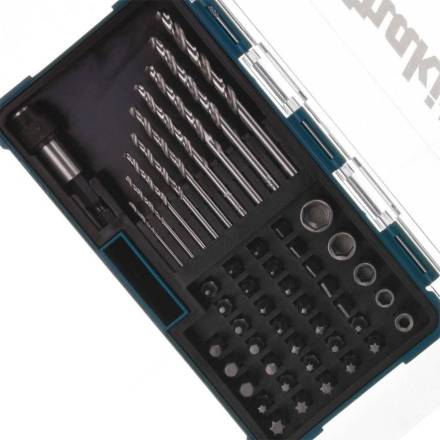 Makita B-36192 HSS-G Screw, Drill and Socket Bit Set 48-Piece