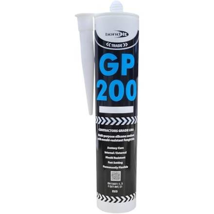 Bond It GP200 General Purpose Silicone Sealant 275ml Grey