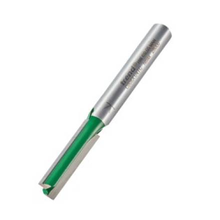 Trend CraftPro Two Flute TCT Straight Router Cutter 6.3 x 25.4mm 1/4" Shank