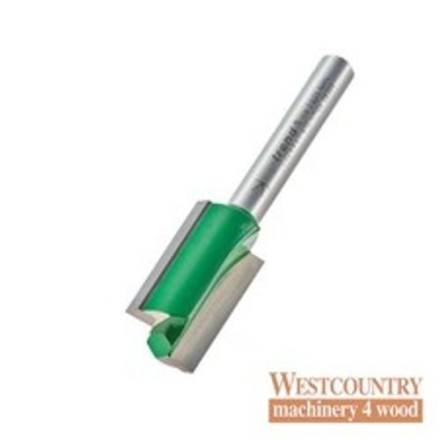 Trend CraftPro Two Flute Straight Router Cutter 8 x 25mm 1/4" Shank