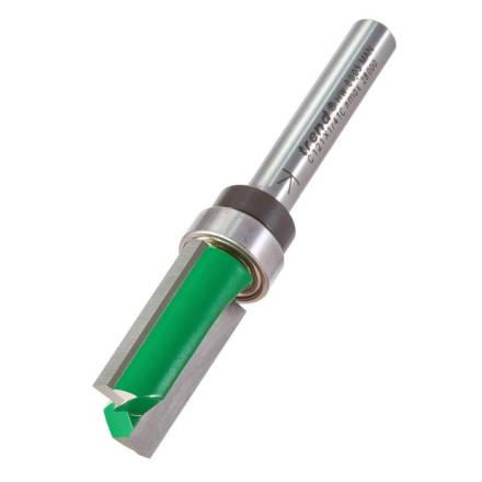 Trend CraftPro Template Profile Router Cutter 12.7mm Diameter x 25.4mm Cut 1/4" Shank