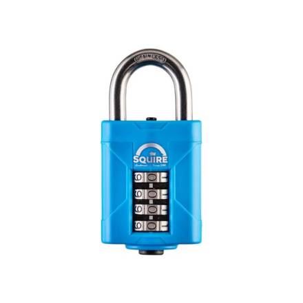 Squire CP50S/2.5 50mm Marine Combination Padlock with 2.5" Long Stainless Steel Shackle