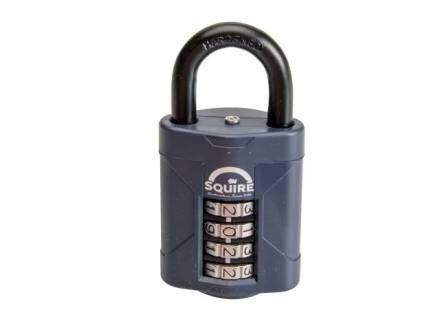 Squire CP50 50mm Combination Padlock 4-Wheel Recodable Heavy Duty