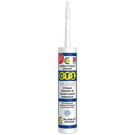 CT1 Clear Sealant and Adhesive 290ml - TRIBRID(R) Technology