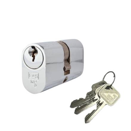 Carlisle Brass 80mm Euro Double Cylinder - Satin Chrome