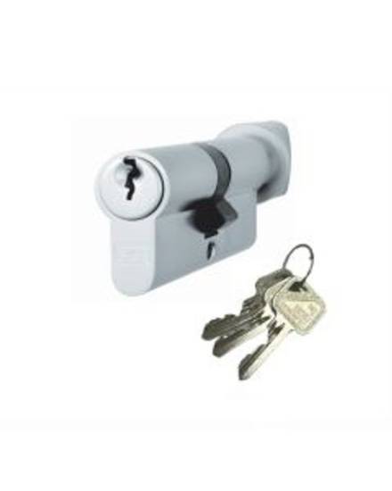 Carlisle Brass Eurospec Euro Cylinder and Turn 70mm Satin Chrome