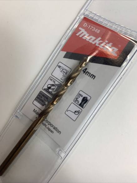 Makita D-17354 HSS Cobalt Drill Bit 4.5 x 80mm