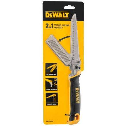 DeWalt DHT010123 Folding Jab Saw with Rasp 2-in-1