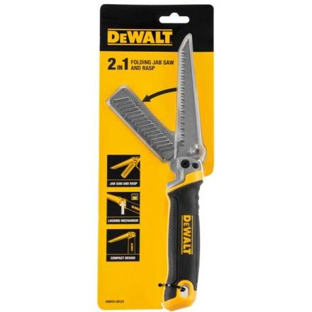 DeWalt DHT010123 Folding Jab Saw with Rasp 2-in-1