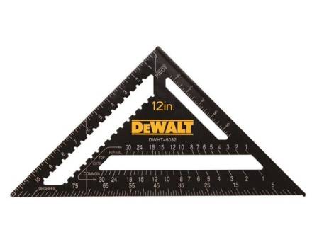 DeWalt DHT046032 Rafter Layout Square 12"