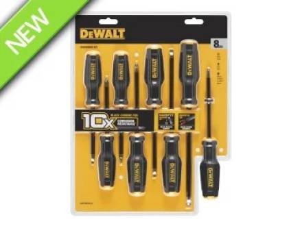 DeWalt MAX FIT(R) 8-Piece Screwdriver Set (DHT065102)