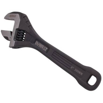 DeWalt DHT080267 All Steel Adjustable Wrench 8"