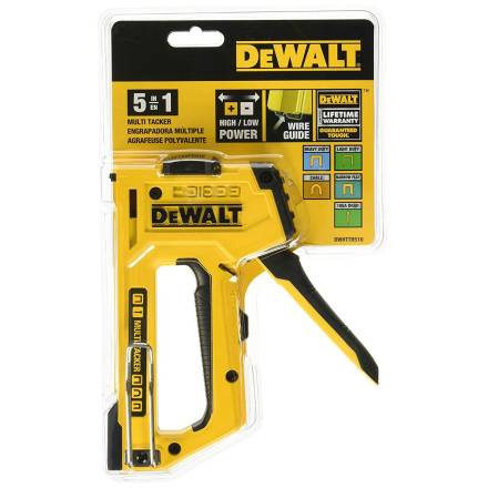 DeWalt DWHTTR510 5-in-1 Multi-Tacker Staple Gun and Brad Nailer