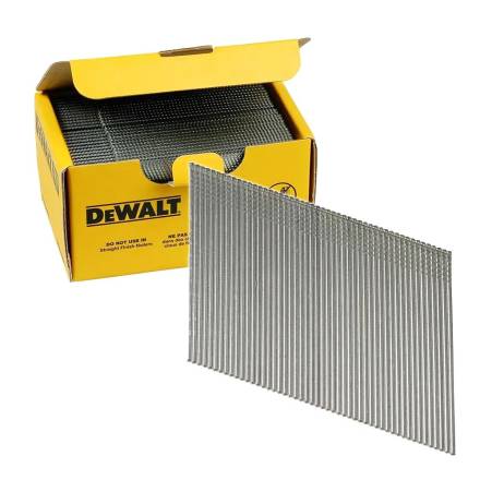 DeWalt DNBA1632GZ 32mm 16G Angled Galvanised Brad Nails - Box of 2500