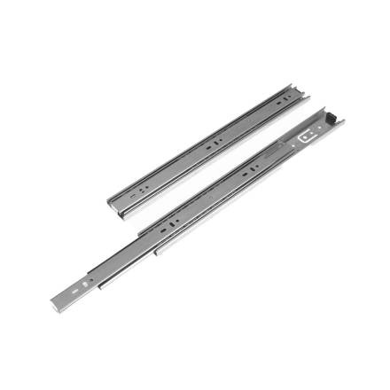 Rothley Ball Bearing Full Extension Drawer Slide 500mm - Bright Zinc Plated (Pair)
