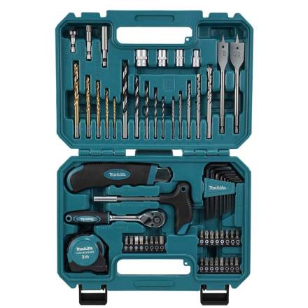 Makita E-15095 60-Piece Bit and Hand Tool Set with 1/4" Hex Shank