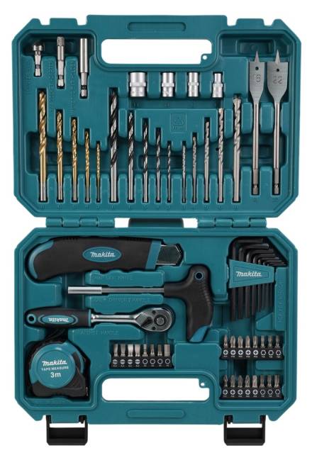 Makita E-15095 60-Piece Bit and Hand Tool Set with 1/4" Hex Shank