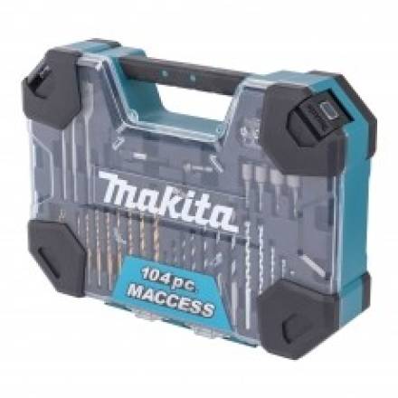 Makita MACCESS E-22604 Drill and Screwdriver Bit Accessory Set 104-Piece