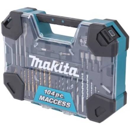 Makita MACCESS E-22604 Drill and Screwdriver Bit Accessory Set 104-Piece