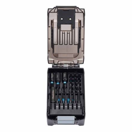 Makita E-22850 Impact Black 31-Piece Screw Bit Set in XGT Battery Shaped Case