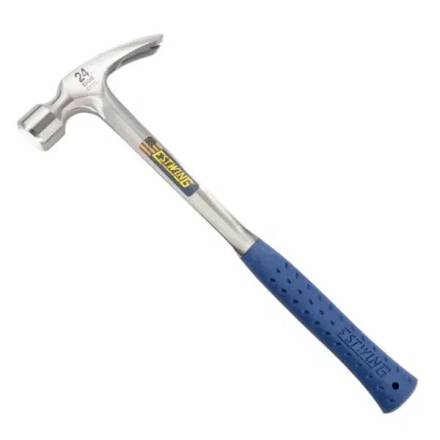 Estwing E3-24S 24oz Smooth Face Solid Steel Framing Hammer