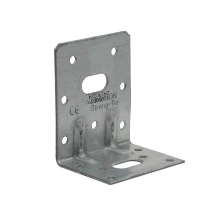 Simpson Strong-Tie E5/2C50 Heavy Duty Reinforced Angle Bracket 65 x 75mm Pre-Galvanised