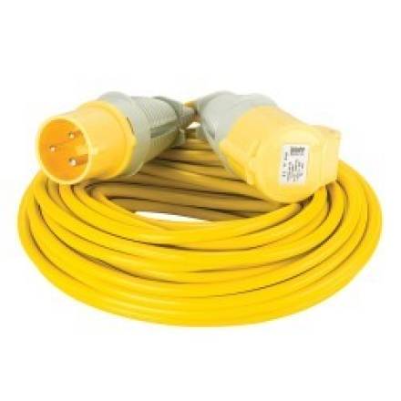 Defender Arctic Extension Lead 110V 32A 25m 2.5mm2 Yellow