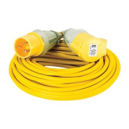 Defender Arctic Extension Lead 110V 32A 25m 2.5mm2 Yellow