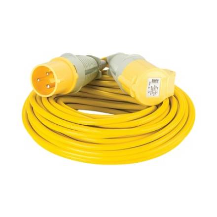 Defender Arctic Extension Lead 110V 32A 25m 2.5mm2 Yellow
