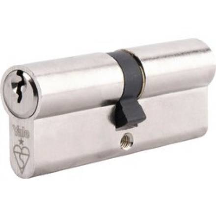 Euro Classroom Cylinder 70mm (35/35) Satin Nickel Plated